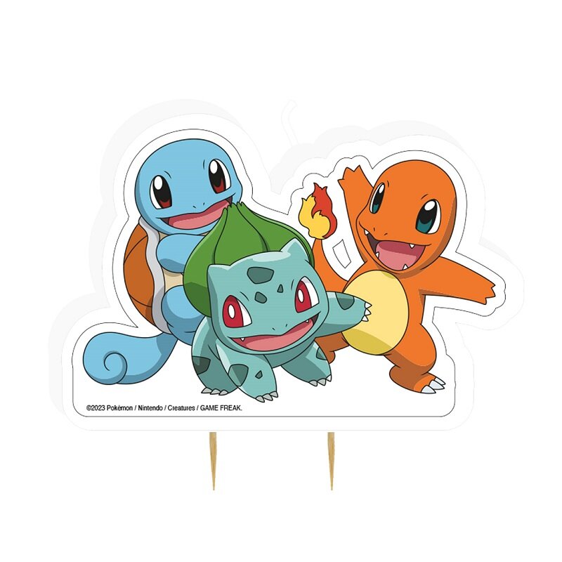 Pokémon - Taart Kaars 6 x 8 cm