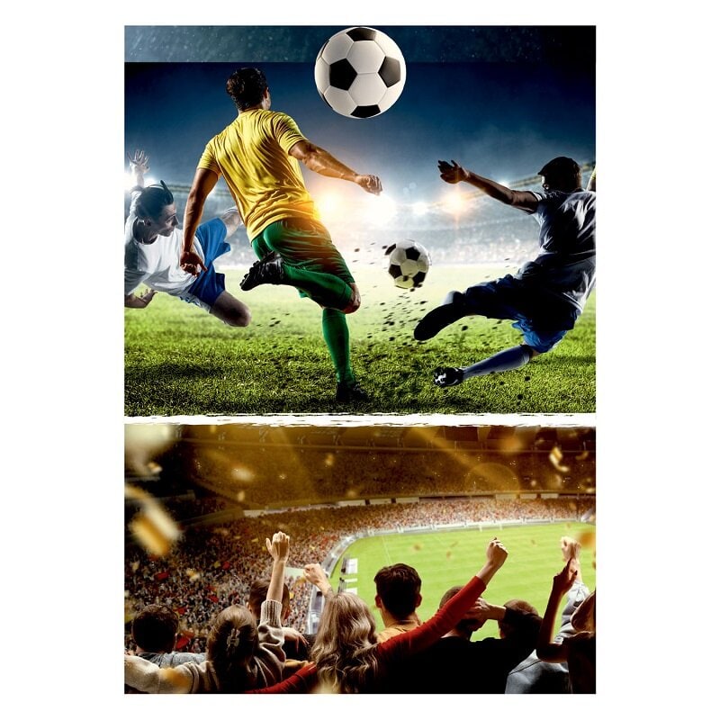 Kick it! Voetbal - Papieren uitdeelzakjes 8 stuks