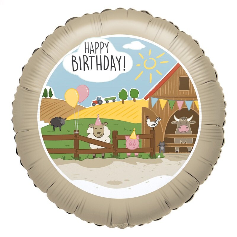 Boerderij - Folieballon 43 cm