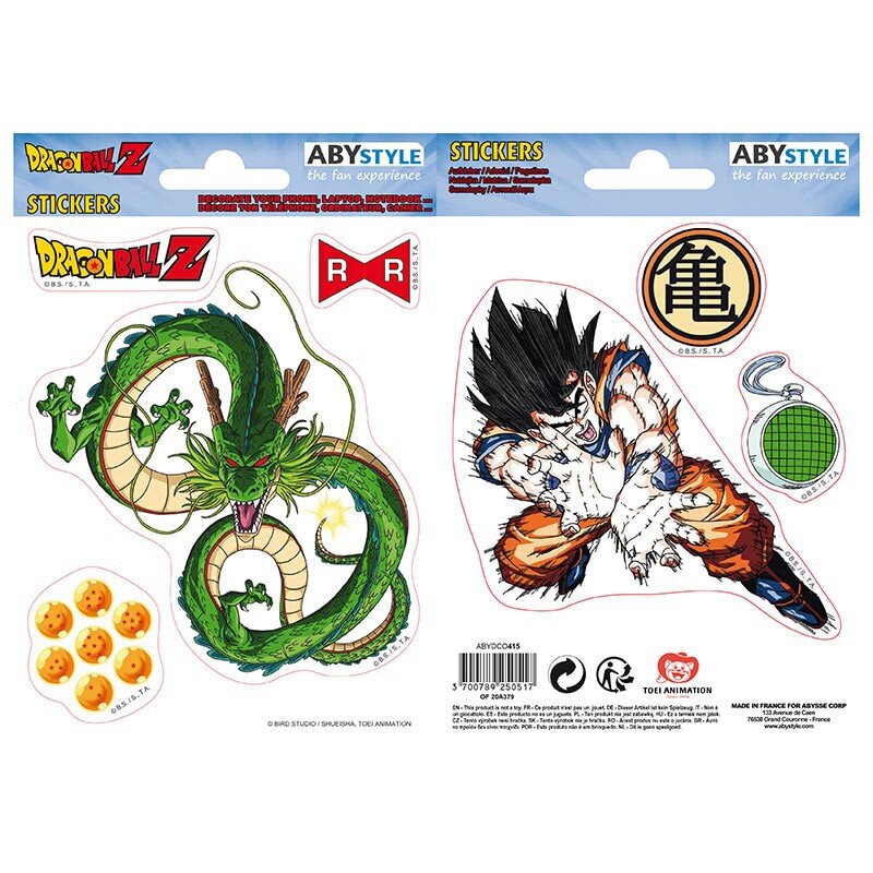 Dragon Ball Z - Stickers 7 stuks