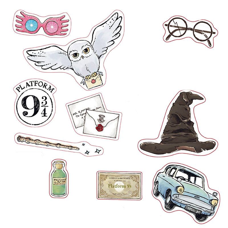 Harry Potter - Stickers Magische Voorwerpen 10 stuks