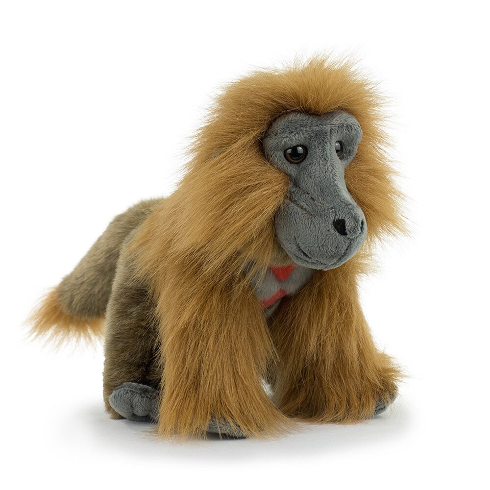 Wild Life Geladaap Knuffel 26 cm
