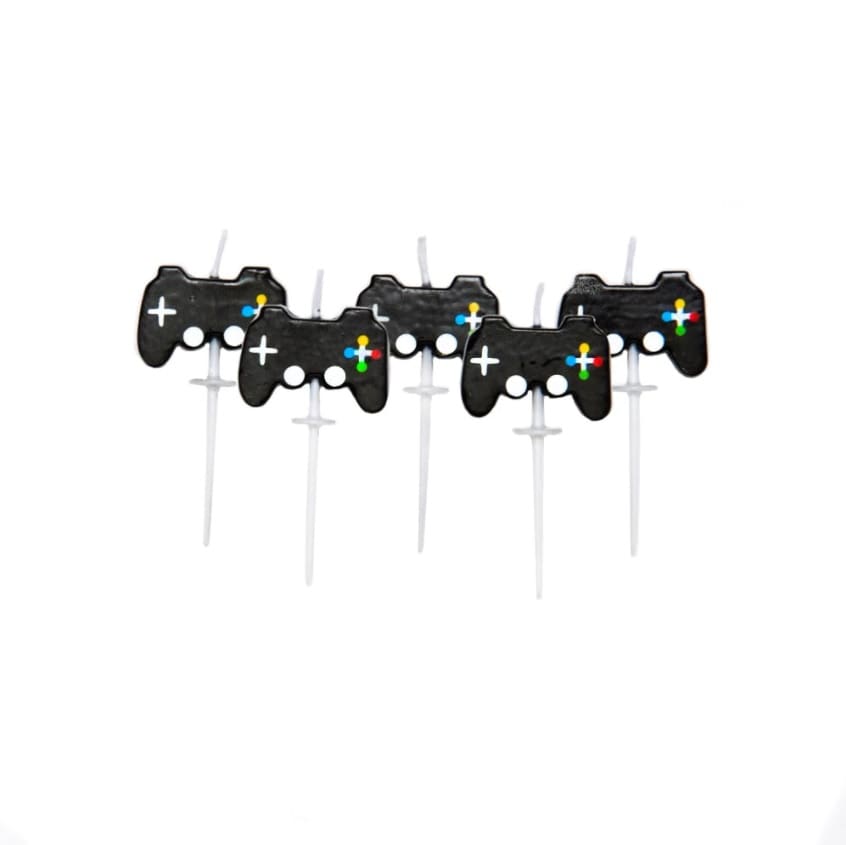 Gaming Party - Taartkaarsjes 5 stuks
