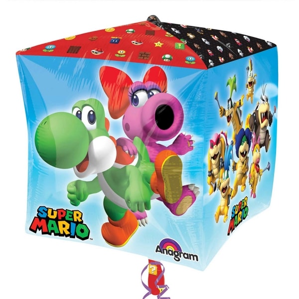 Super Mario - Folieballon Kubus 38 cm