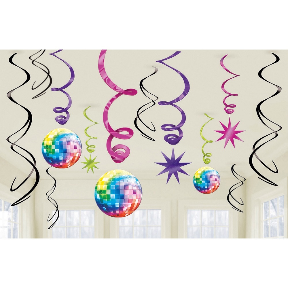 Disco - Hangdecoratie Whirls