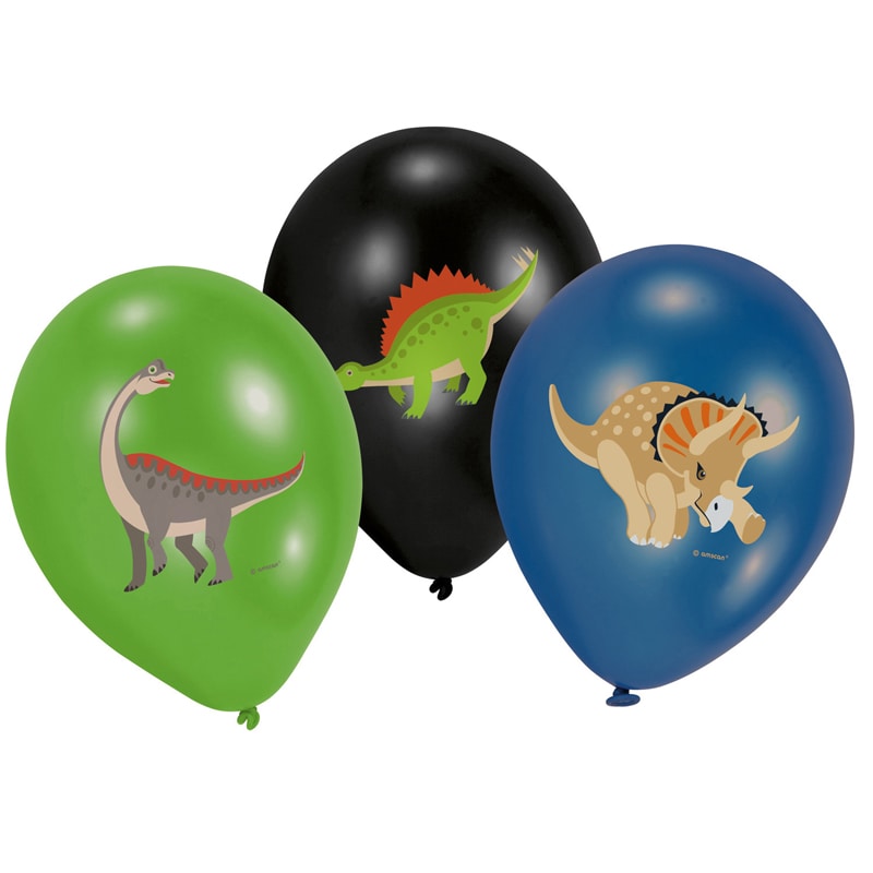 Happy Dinosaur - Ballonnen 6 stuks