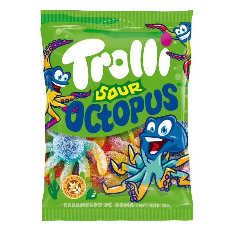 Trolli - Zure Octopus 100 gram