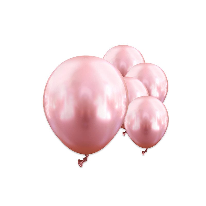 Ballonnen - Roze Chroom 13 cm 25 stuks