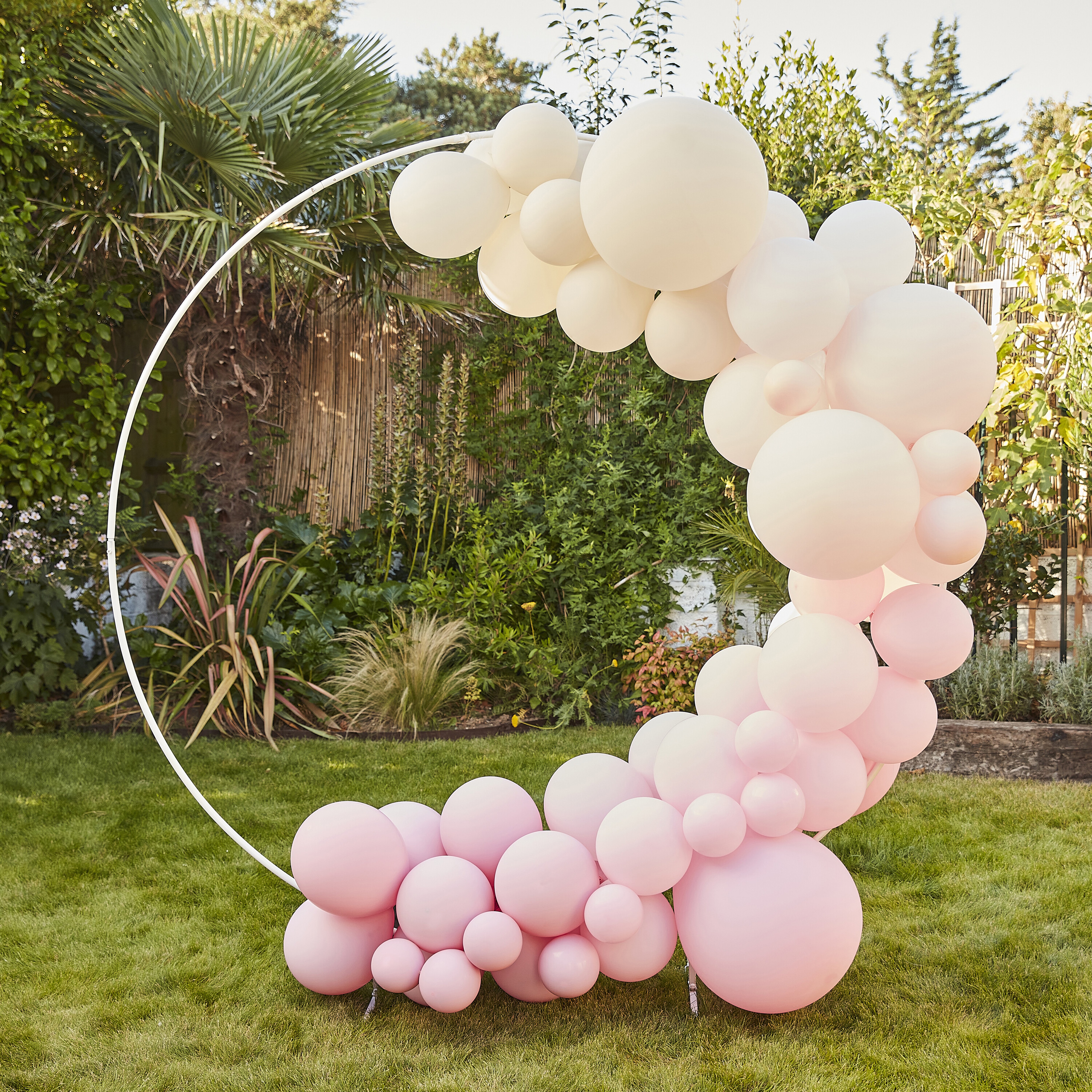 DIY Ballonnenboog Pastel - Roze/Neutraal