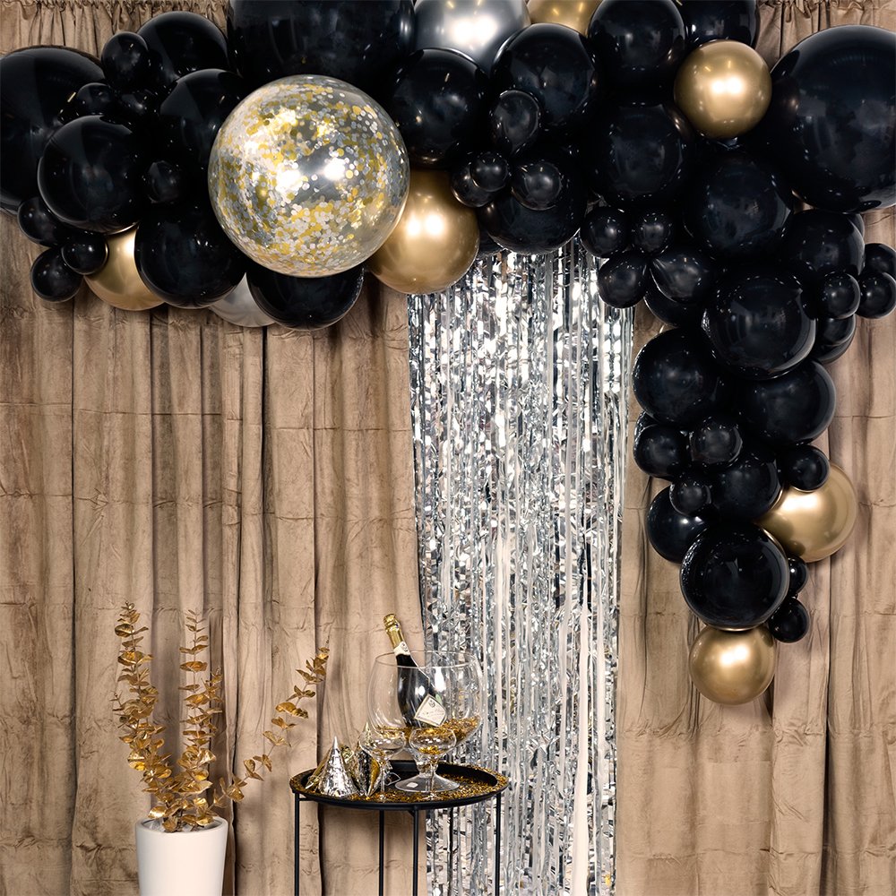 DIY Deluxe Ballonboog - Zwart/Goud