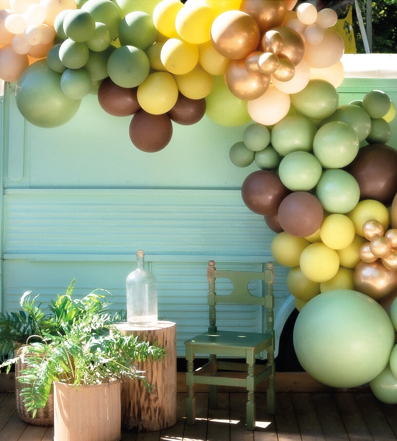 DIY Deluxe Ballonnenboog - Jungle Groen