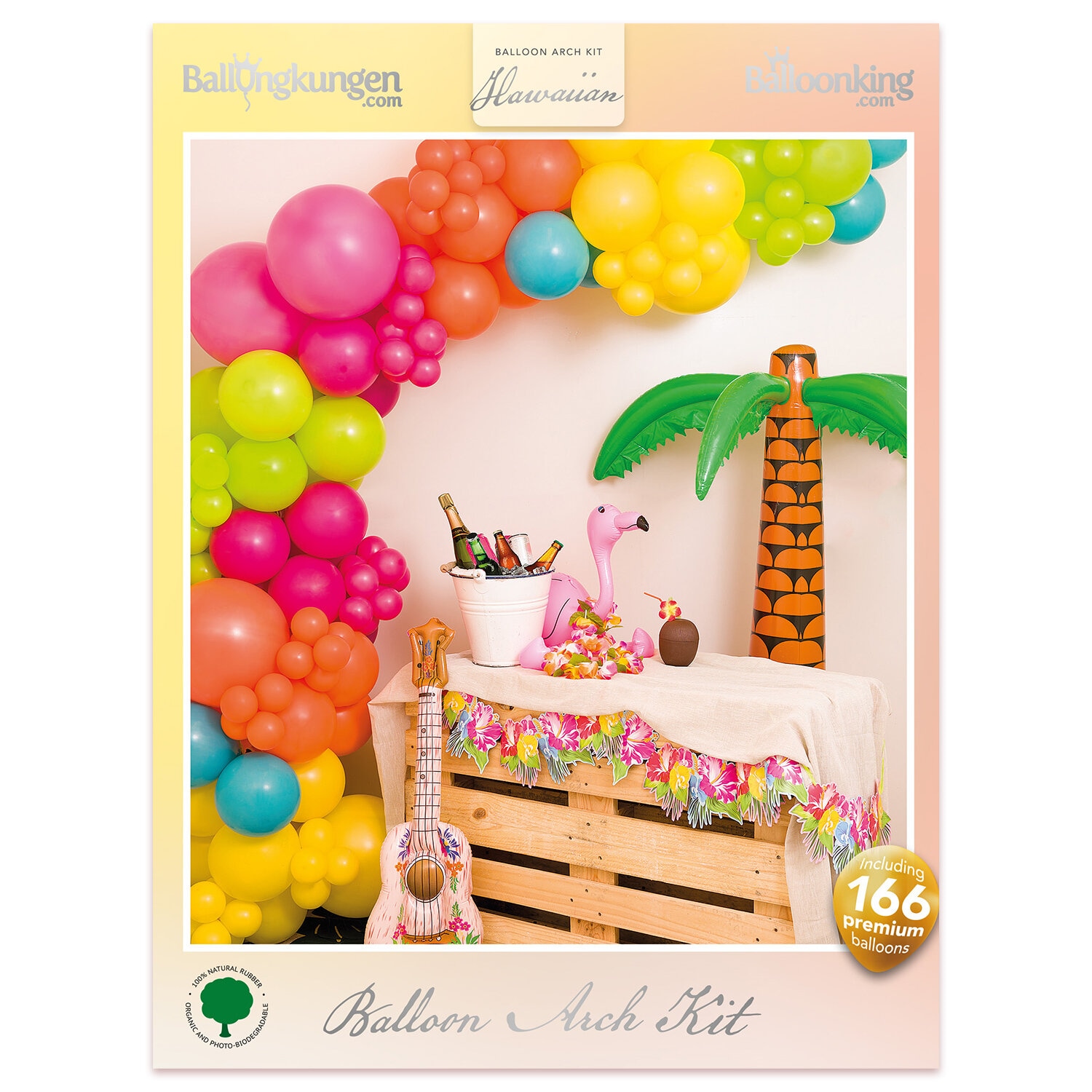 DIY Ballonnenboog Hawaiian