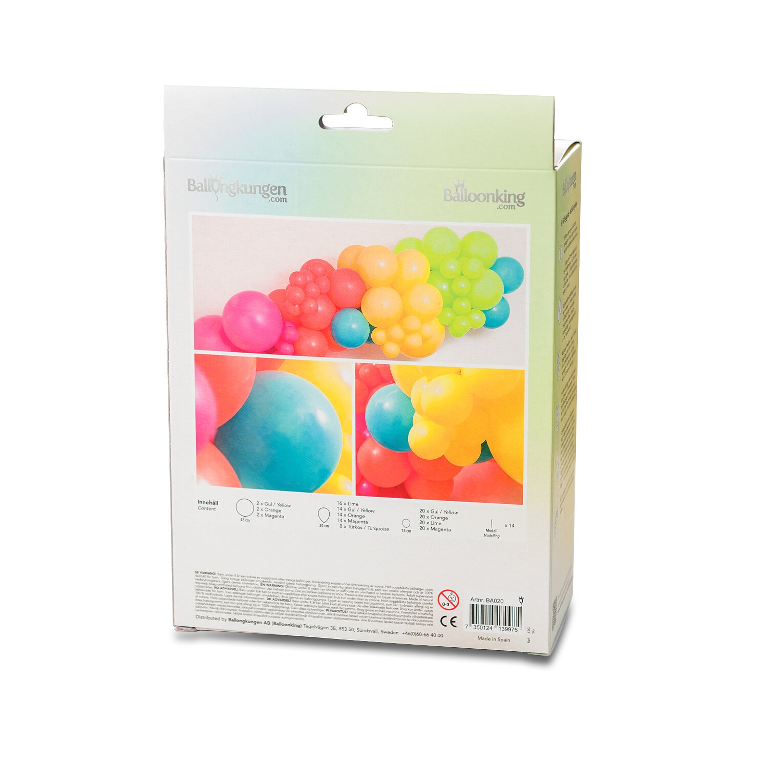 DIY Ballonnenboog Hawaiian