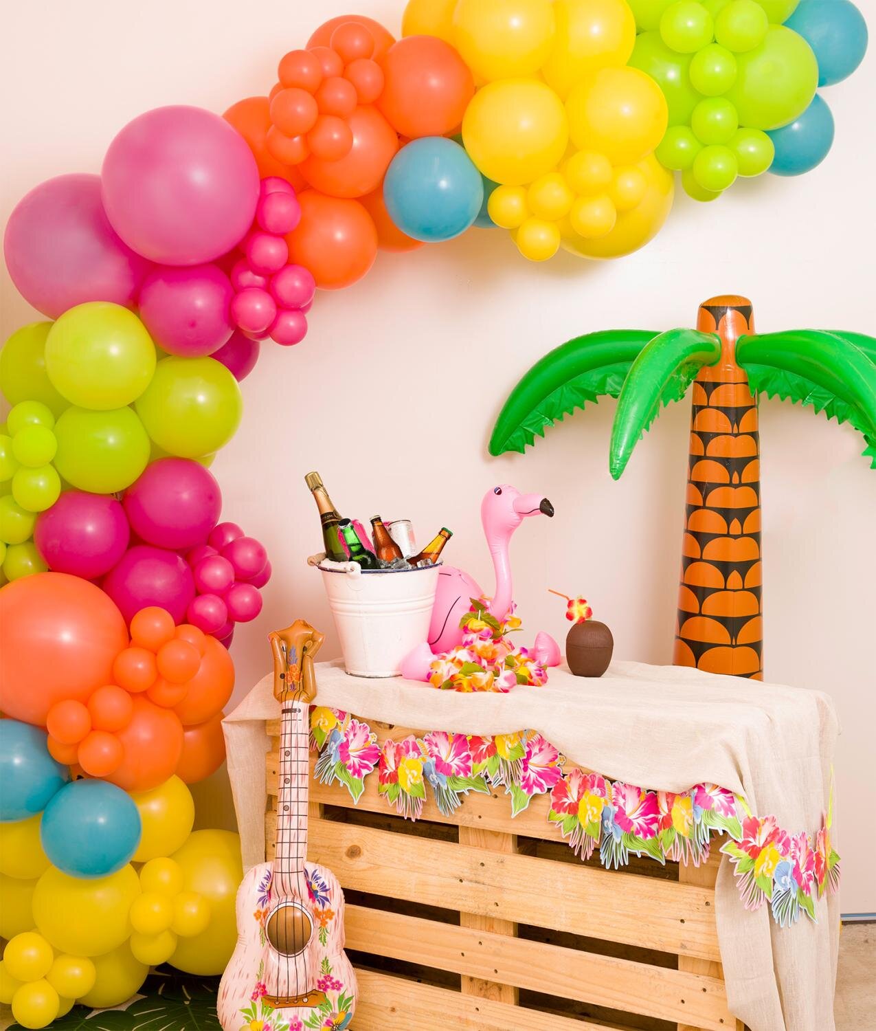 DIY Ballonnenboog Hawaiian