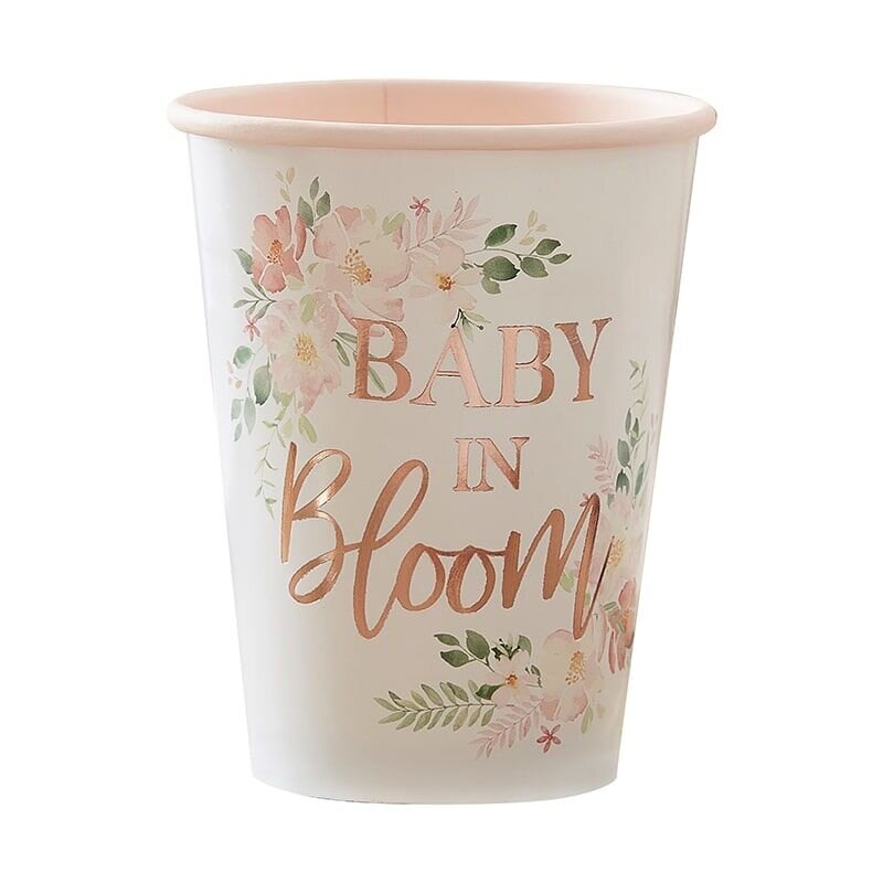 Baby in Bloom - Bekers 8 stuks