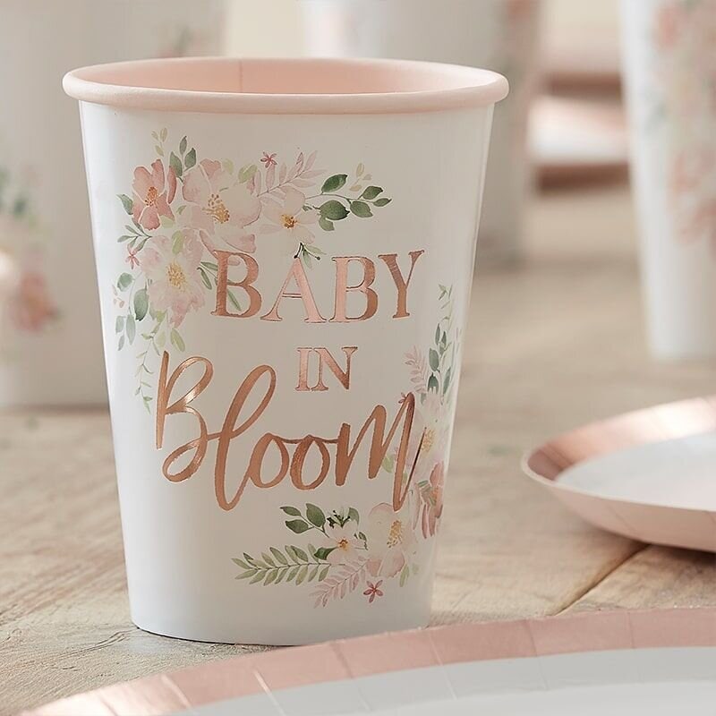 Baby in Bloom - Bekers 8 stuks