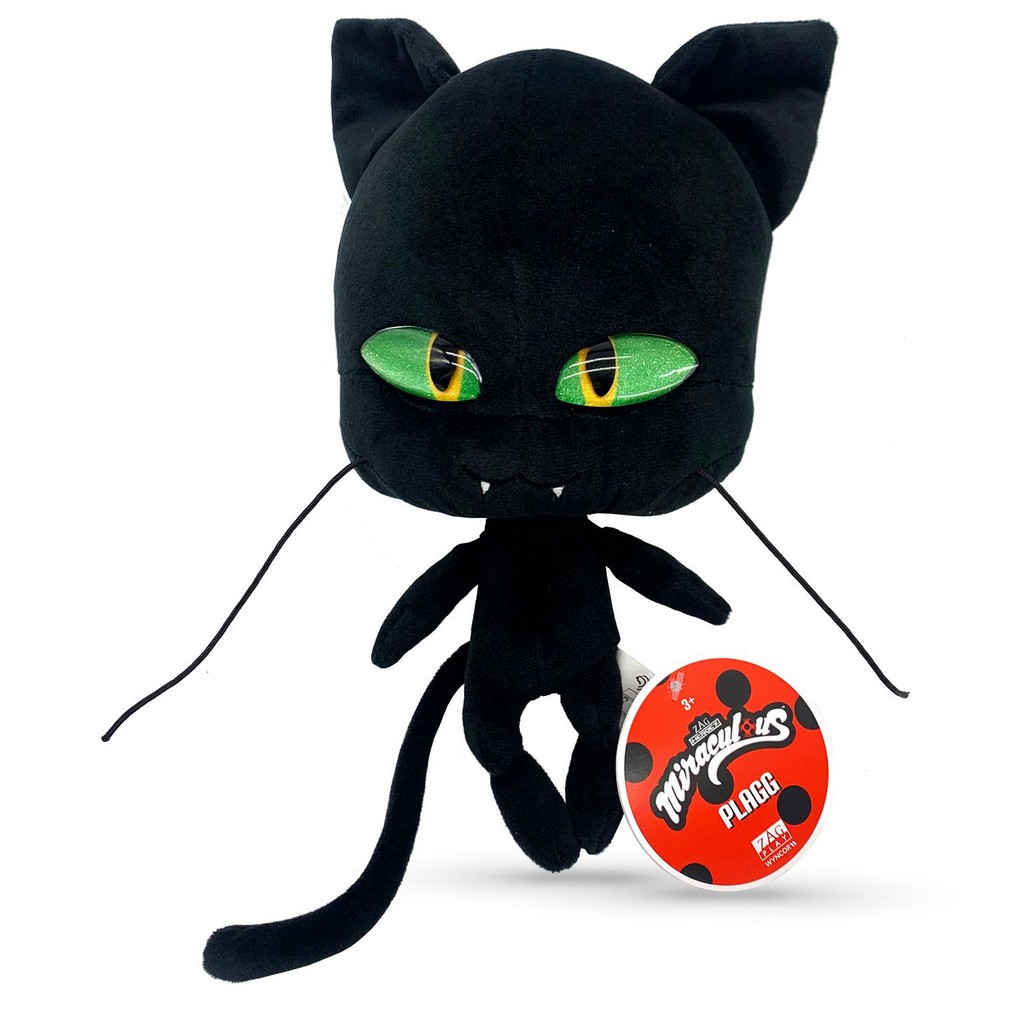 Miraculous Ladybug - Pluche Knuffel Plagg 24 cm