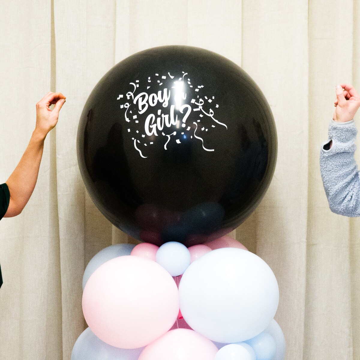 DIY Ballonnenpilaar - Gender Reveal