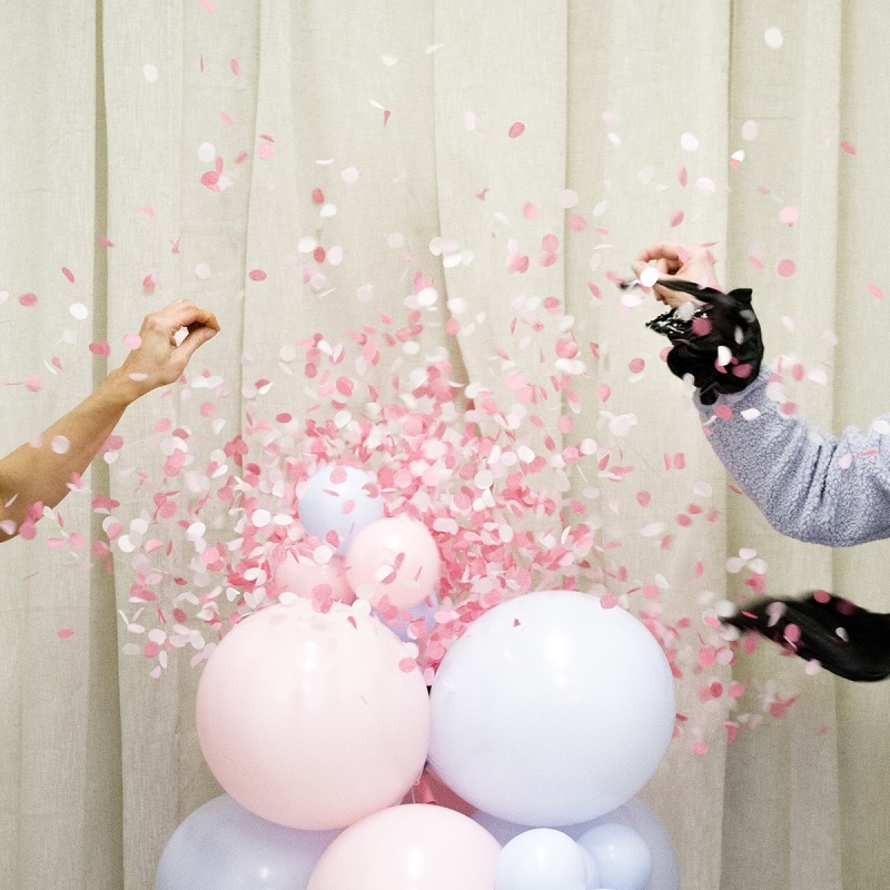 DIY Ballonnenpilaar - Gender Reveal