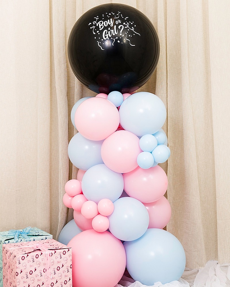 DIY Ballonnenpilaar - Gender Reveal