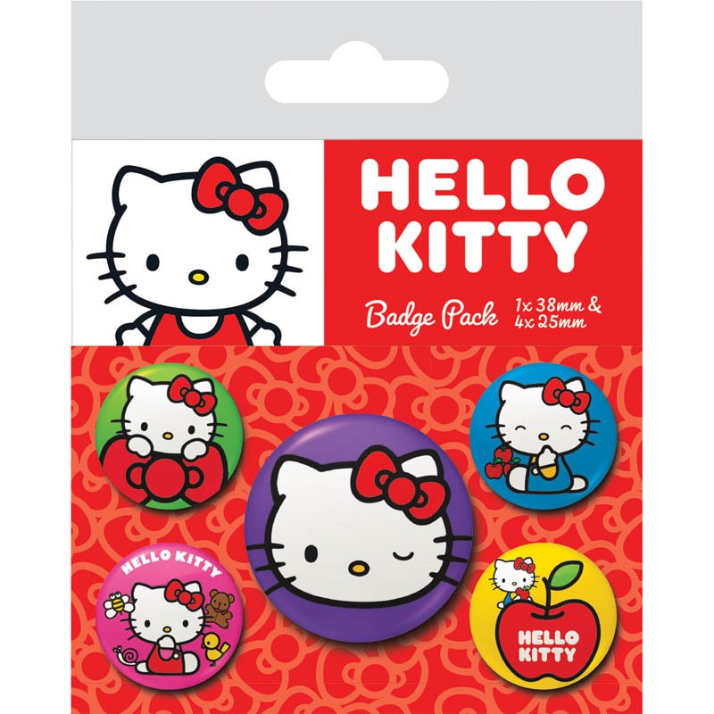 Hello Kitty - Buttons 5 stuks