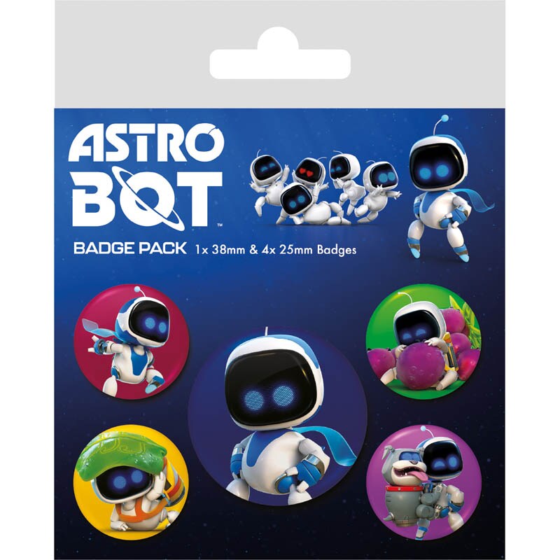 Astro Bot - Buttons 5 stuks