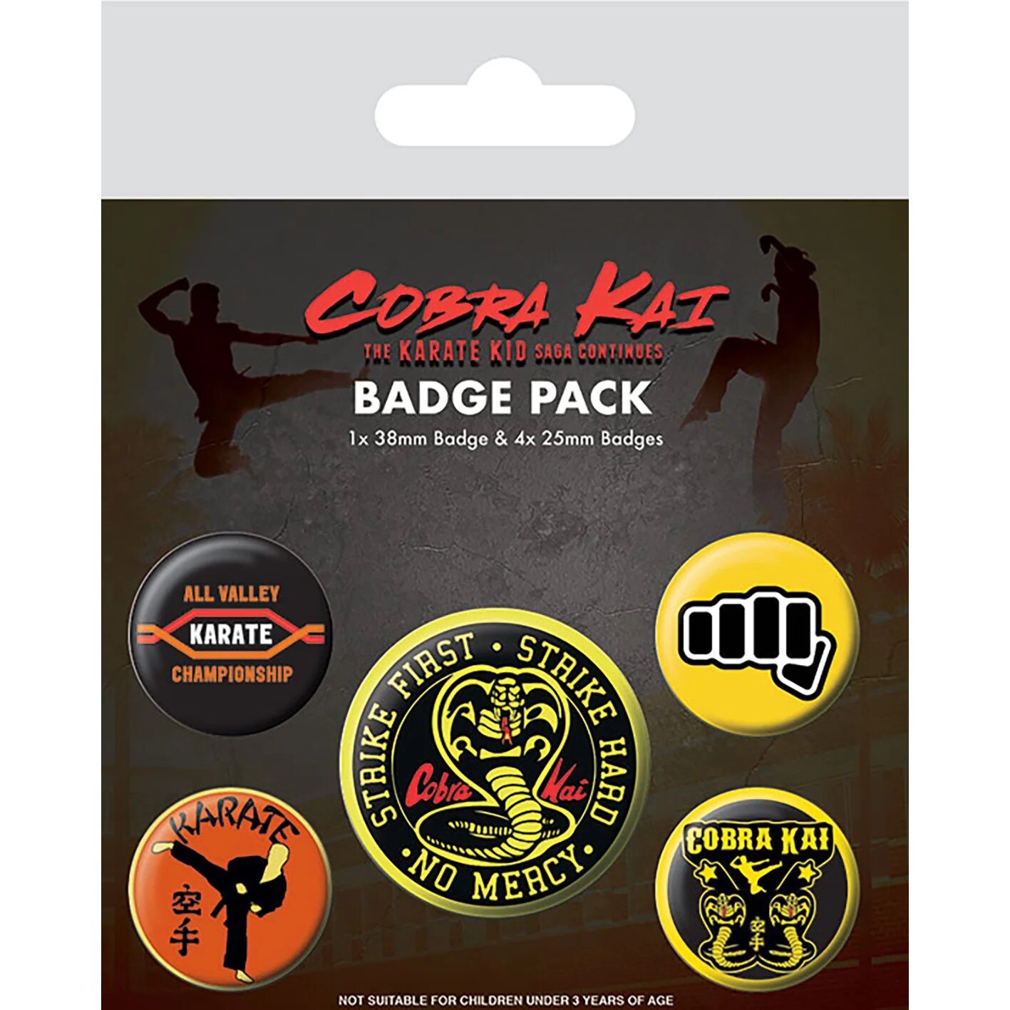 Cobra Kai - Buttons 5 stuks