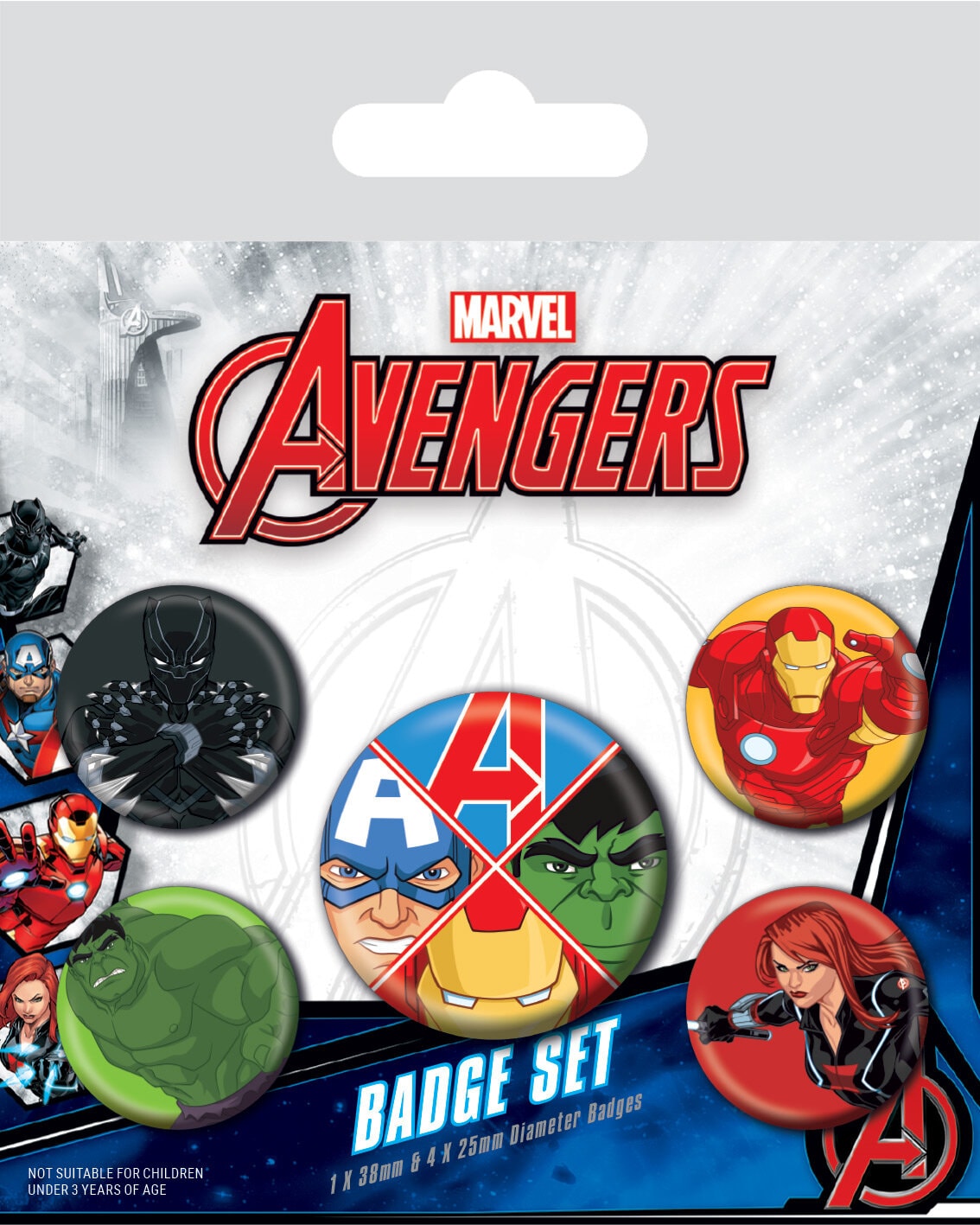 Avengers - Buttons 5 stuks
