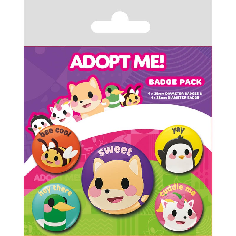 Adopt Me - Buttons 5 stuks