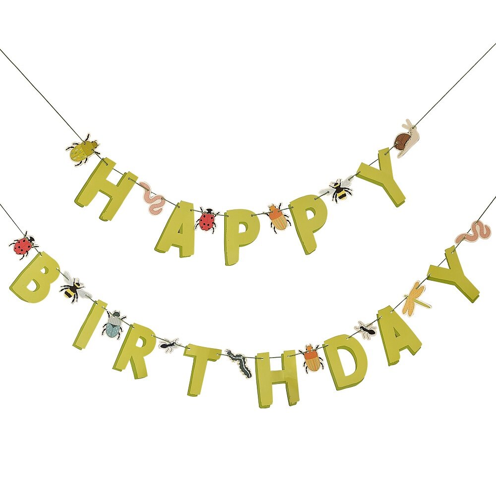 Bug Party - Slinger Happy Birthday 1,5 meter