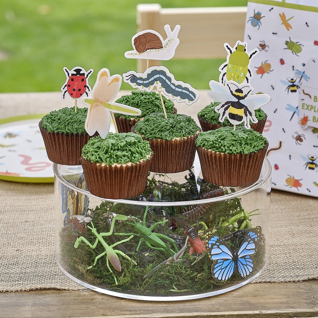 Bug Party - Caketoppers 12 stuks