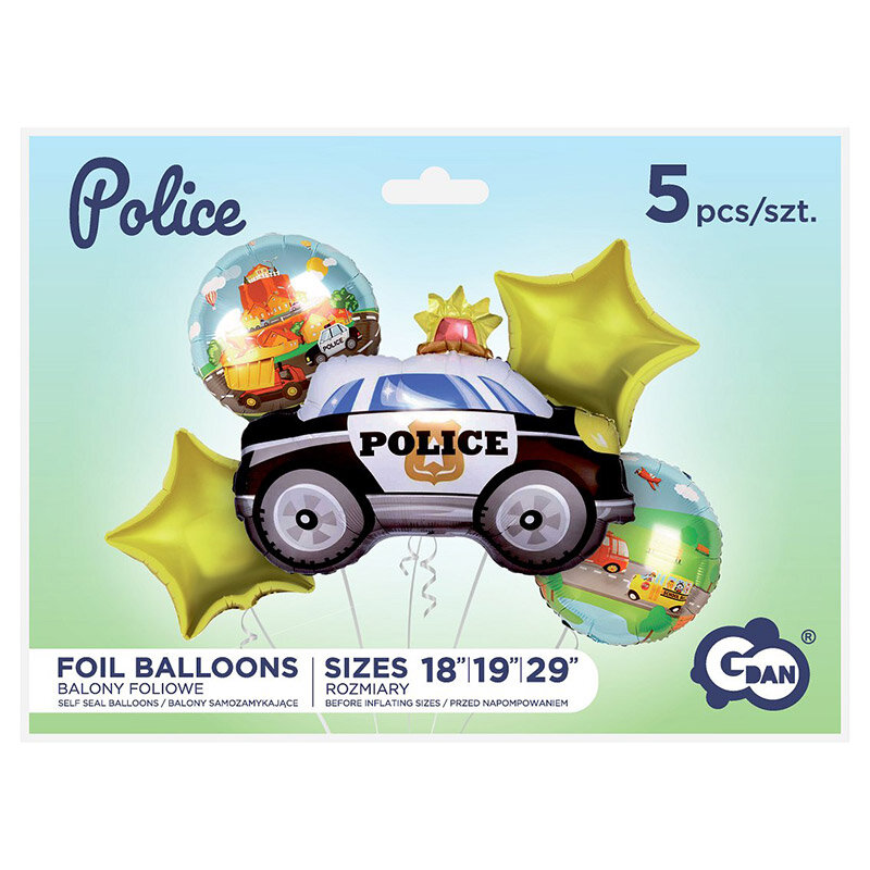 Ballonboeket - Politieauto