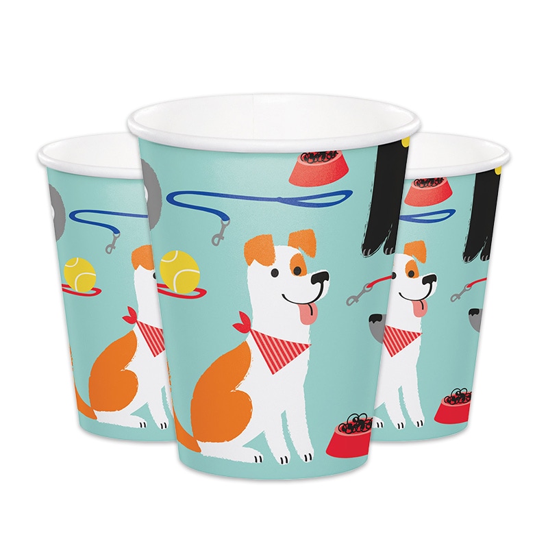 Dog Party - Bekers 8 stuks