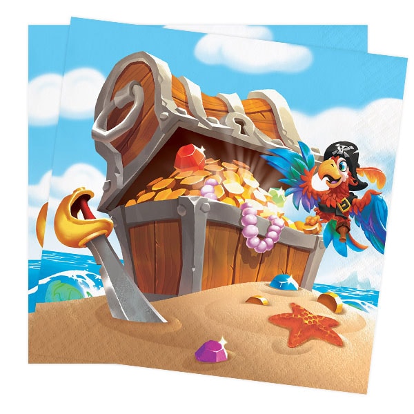 Pirates Treasure - Servetten 16 stuks