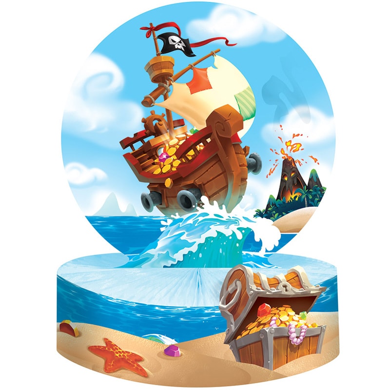 Pirates Treasure - Tafeldecoratie honeycomb