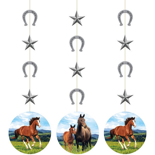 Horse and Pony - Hangende decoraties 3 stuks