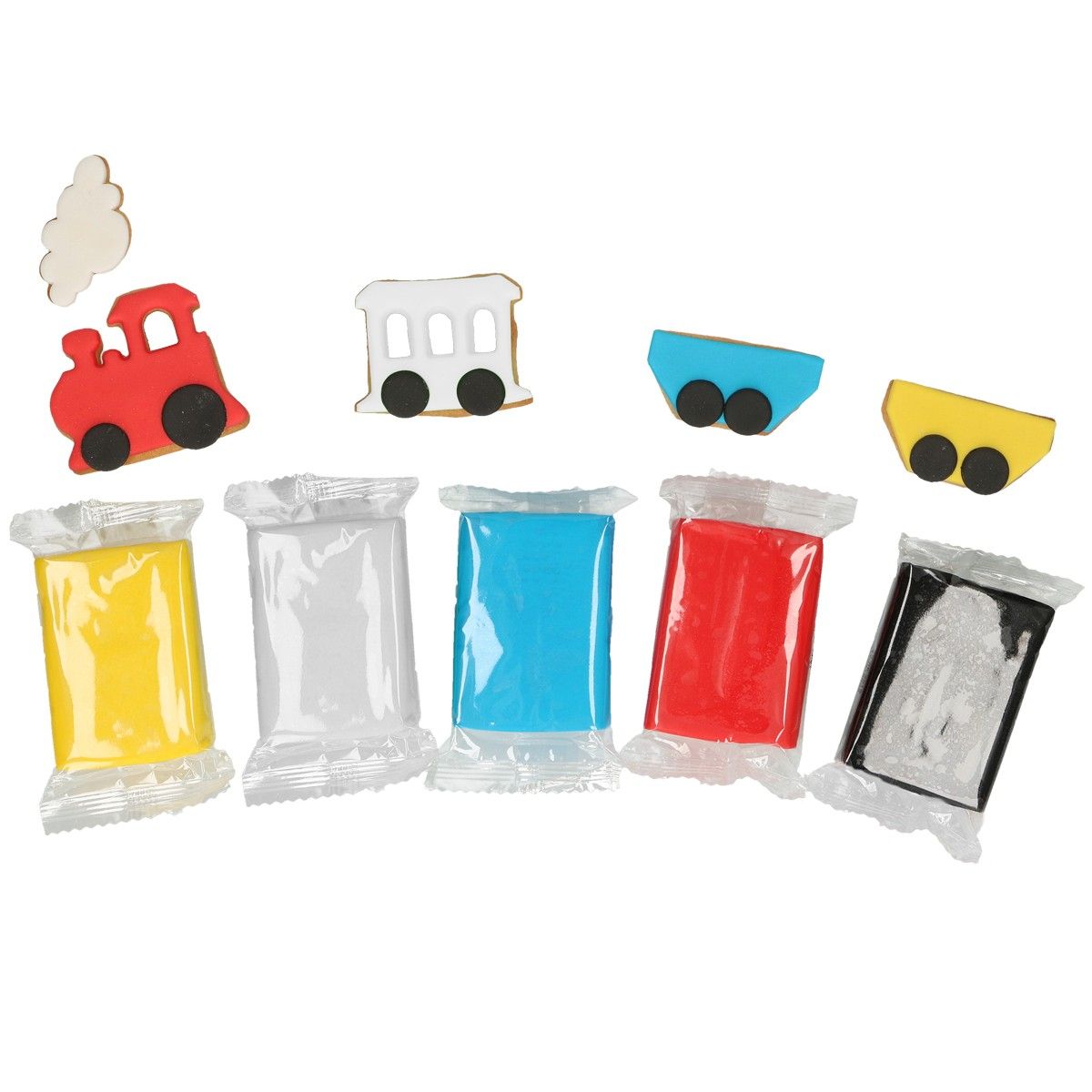 FunCakes - Rolfondant Mulitpack Primary Colours 500 g