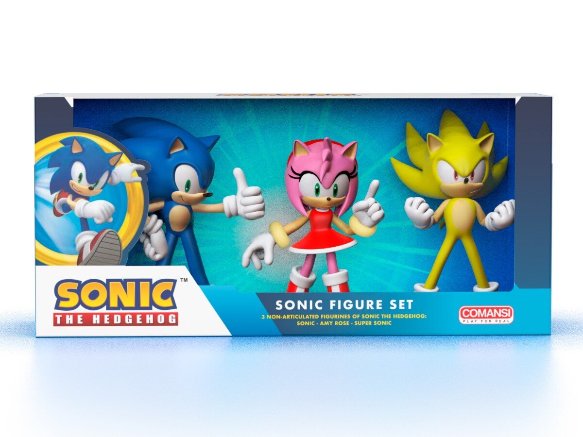 Sonic The Hedgehog - Verzamelfiguren 3 stuks