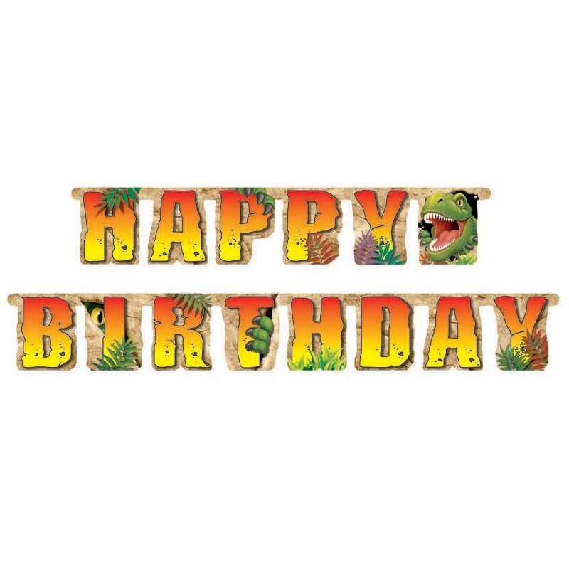 Dinosaurusavontuur - Slinger Happy Birthday