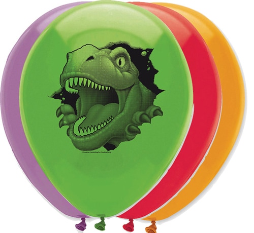 Dinosaur Adventure - Ballonnen 6 stuks