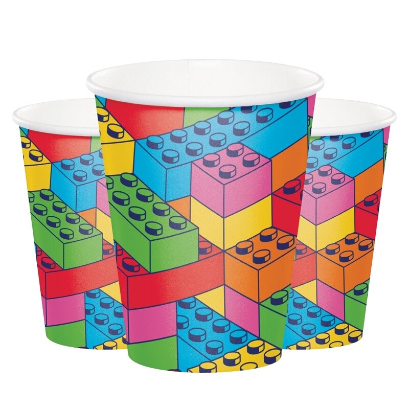 Block Party - Bekers 8 stuks