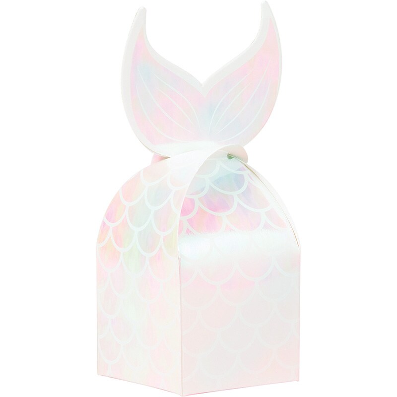 Mermaid Shine - Parelmoer glanzende feestboxen 8 stuks