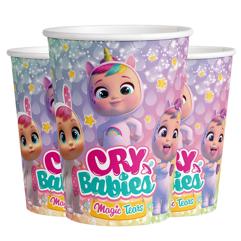 Cry Babies - Papieren Bekers 8 stuks