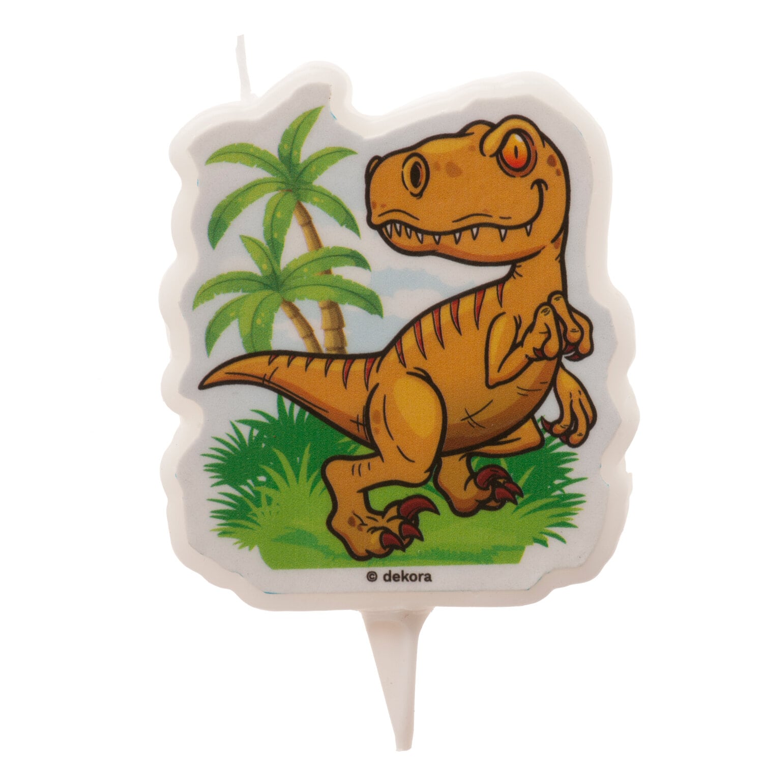 Dinosaurus Taart Kaars 7,5 cm