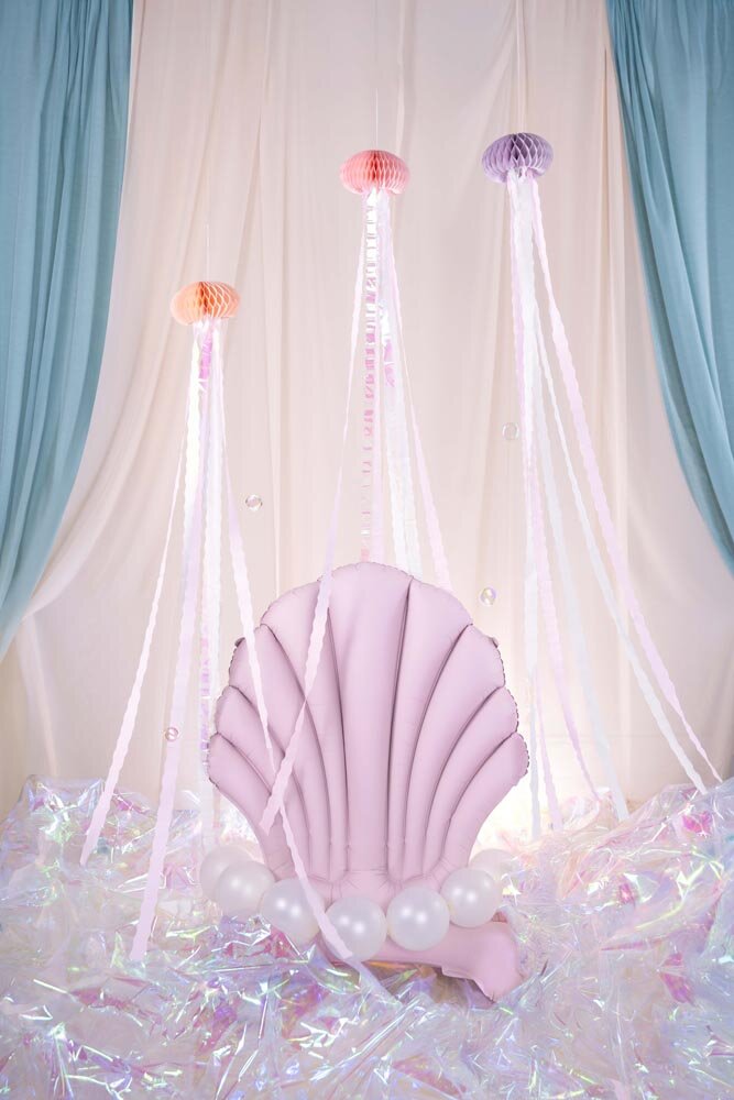 Honeycomb decoratie Kwallen, 3 stuks