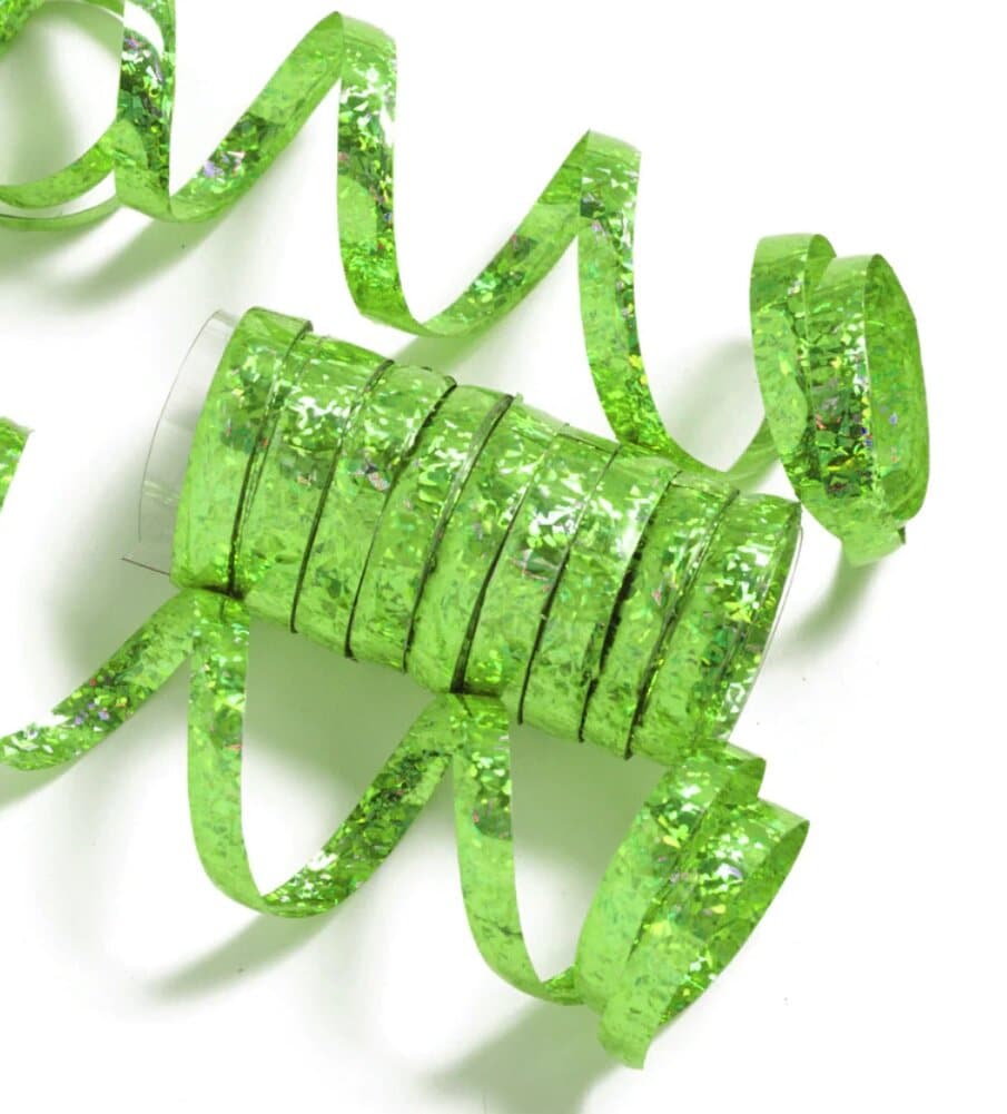Serpentine slingers - Groen glitter