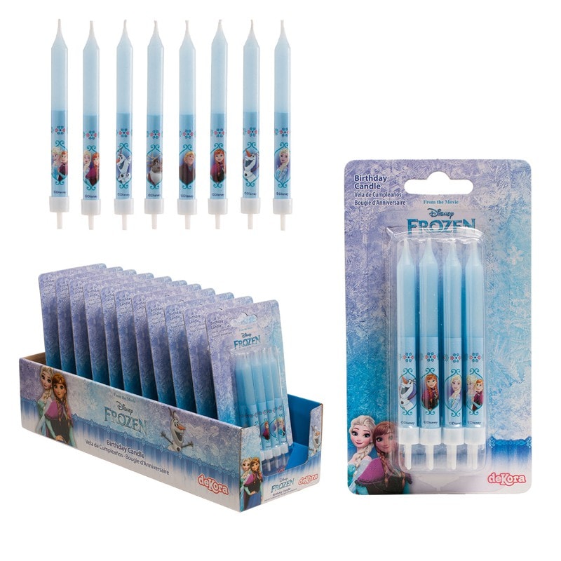 Frozen - Taartkaarsjes 8 stuks