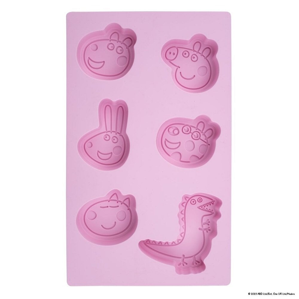 Peppa Pig - Siliconen vorm Peppa met vrienden