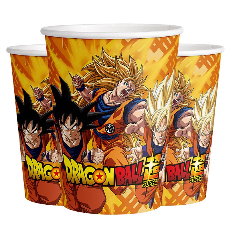 Dragon Ball - Papieren Bekers 8 stuks