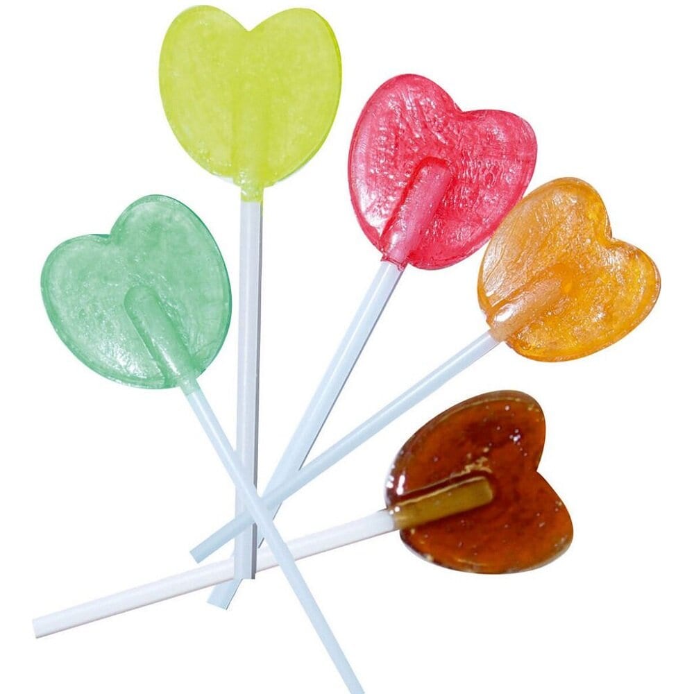 Hartvormige Lolly’s Grootverpakking 1,19 kg